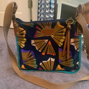 Colorful Fossil Cross-body Purse